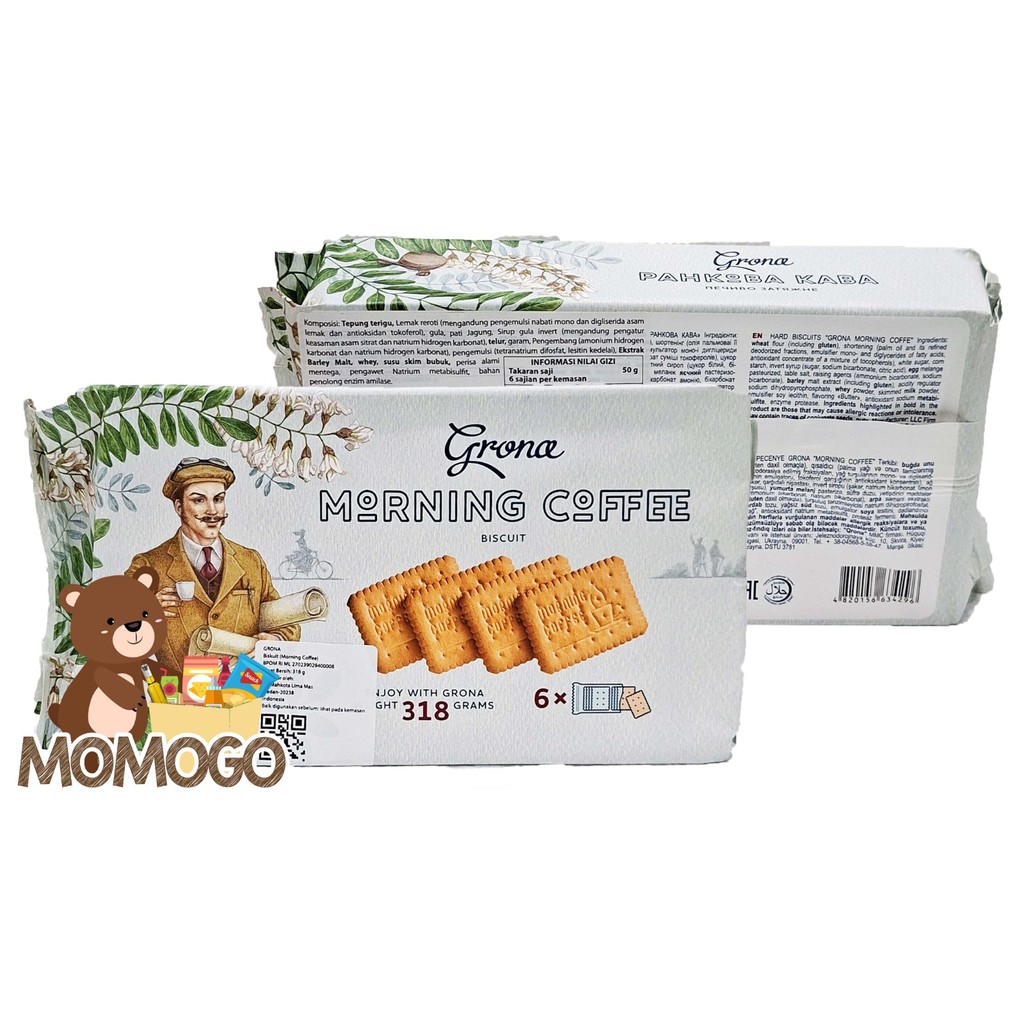 GRONA MORNING COFFEE BISCUIT 318GR
