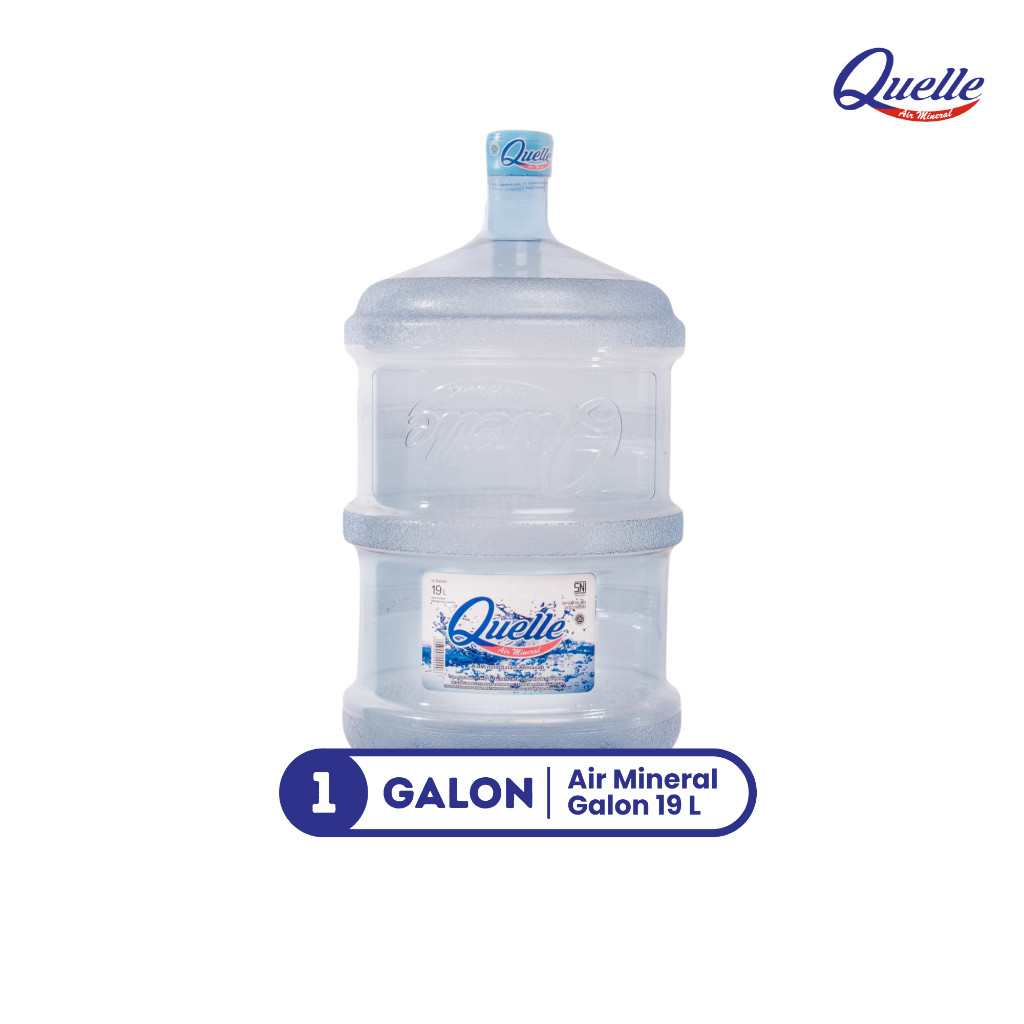 

Quelle Air Mineral Galon 19 L – 1 Galon