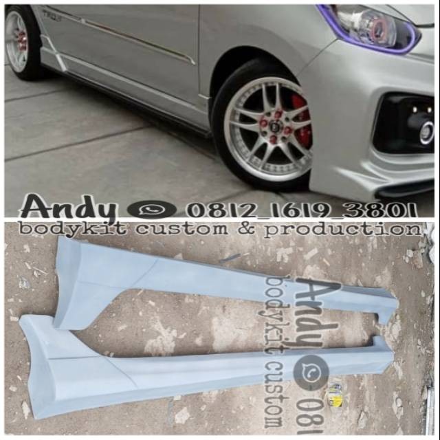 Side Skirt TOYOTA AGYA DAIHATSU AYLA CUSTOM