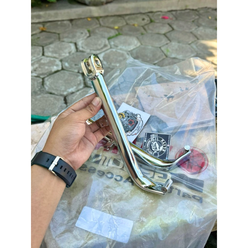 Standar jagak jagang samping Honda Cb100 Cb Gl 100 125 SUDAH CHROME