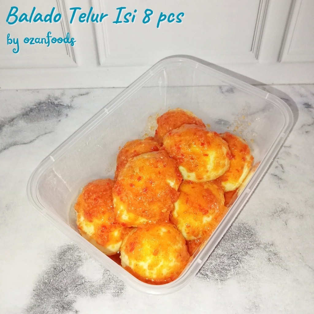 

Balado Telur Isi 8 pcs