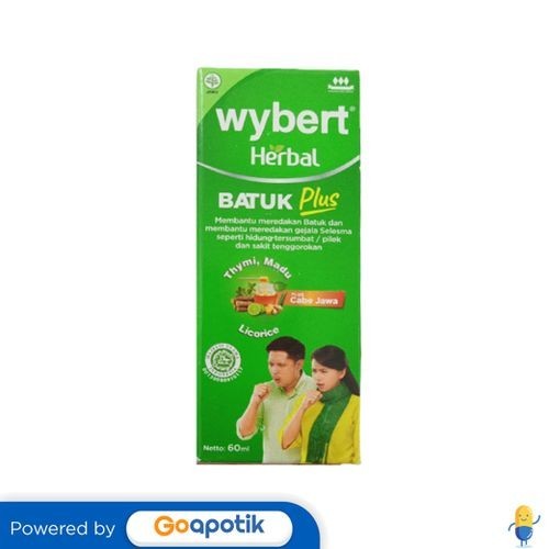 

Wybert Herbal Batuk Plus Syrup 60 Ml