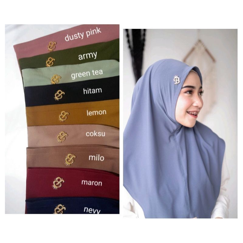 HIJAB BERGO HALIMAH/ BERGO HIJAB INSTAN/HIJAB SIRIA/HIJAB INSTAN ORI BEAUTY HIJAB