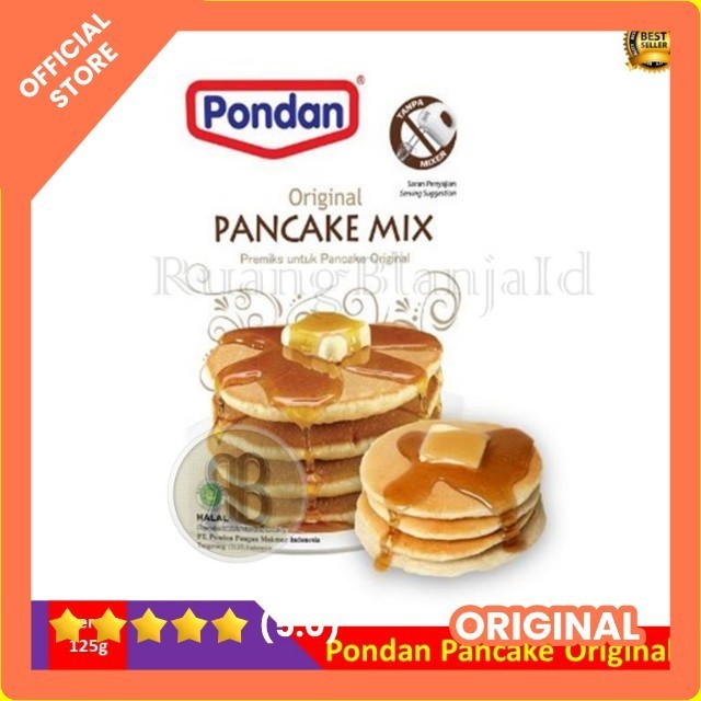 

Pondan Pancake Original Tepung Premiks 125gr