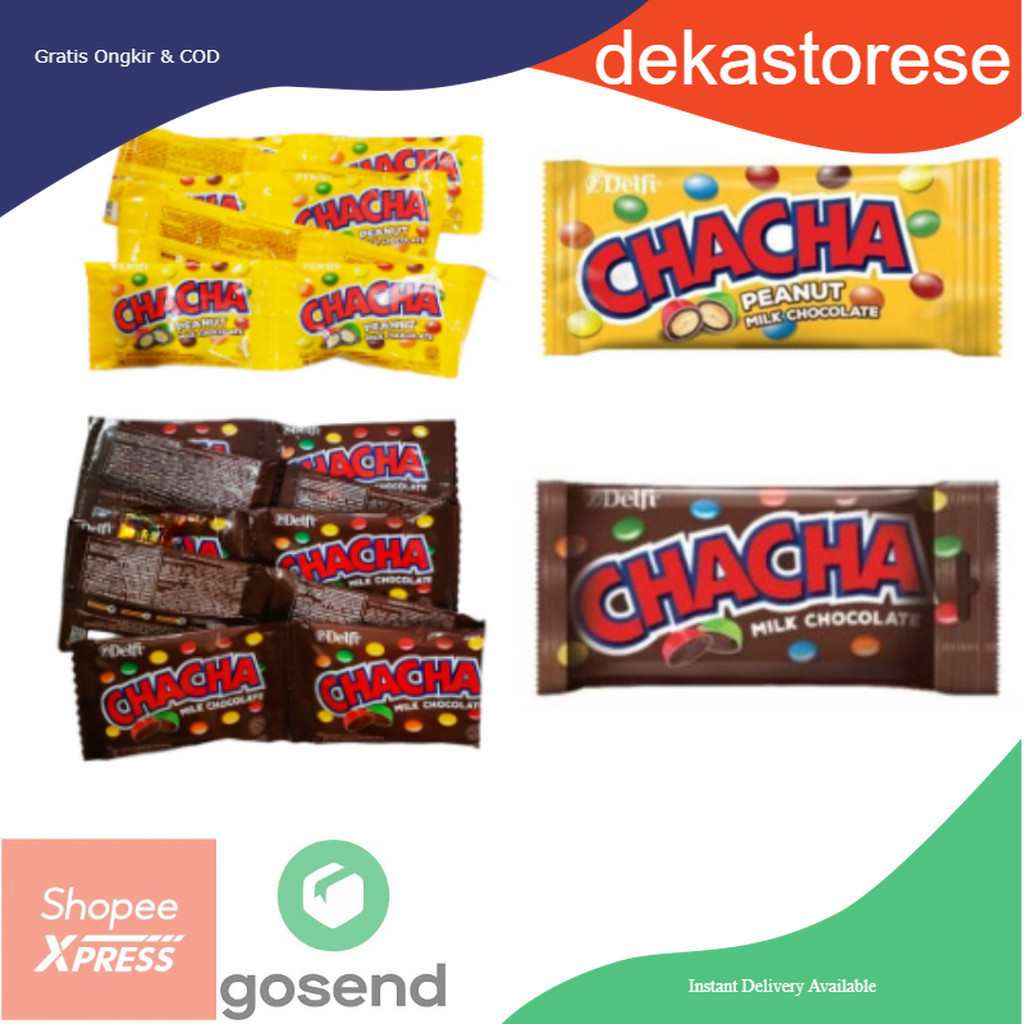 

Chacha Delfi 50gr 1 renceng isi 10 @5gram/40gr bukan renceng