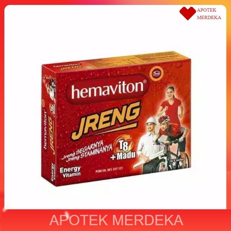 

Hemaviton Jreng + Madu 1 Box isi 10 Sachet