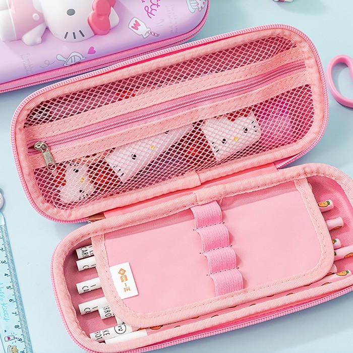 

promo ✨ -TOKKADO Sanrio Squishy Pencil Case Orinal Kotak Pensil Anak Lucu - Cinnamoroll