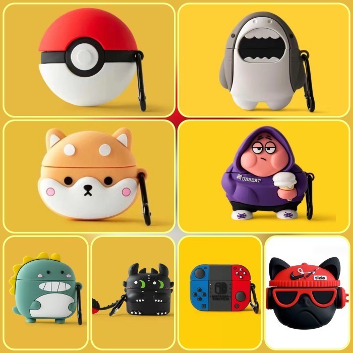Casing Case Beats Studio Buds / buds+ Plus TWS Bluetooth Silicone Case Lucu kartun