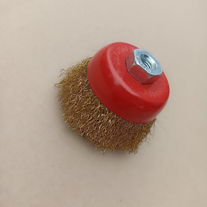 sikat mangkok kawat / sikat bulu baja /sikat kuningan/ sikat bulat