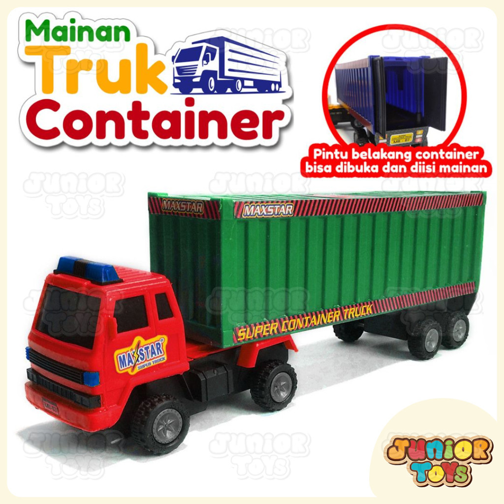 Mainan Mobil Truk Container Besar Box Bisa Dibuka Truck Car Toys