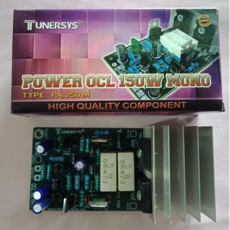 Power ocl 150 watt mono + lengkap pendingin TR2955/3055