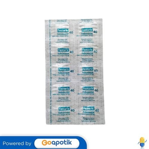 Festaric 40 Mg Strip 10 Tablet