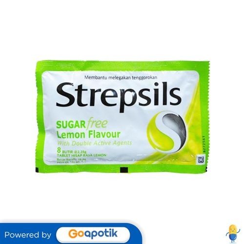 

Strepsils Lemon Flavour Sugar Free Sachet 8 Tablet