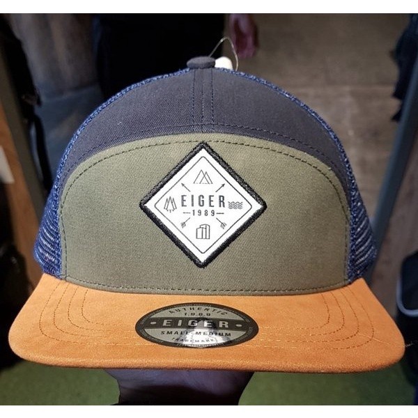 OTDORSTORE - EIGER1989 TOPI PRIA ORIGINAL SNAPBACK ASKOV CAP - NAVY
