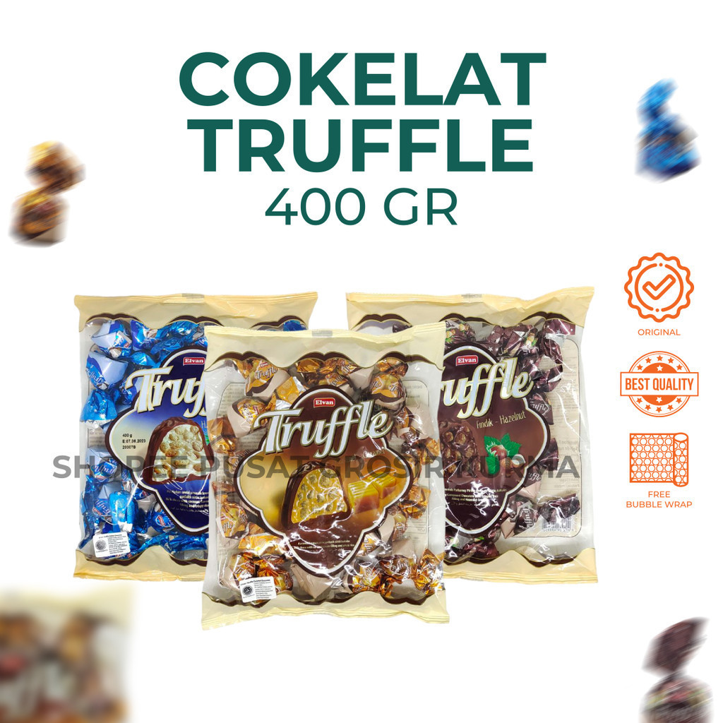 

Cokelat Truffle Elvan 400 Gr / Elvan Truffle Chocolate / Coklat Turki
