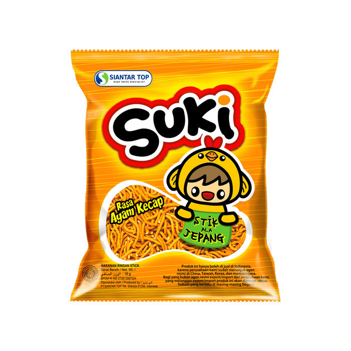 

Suki Mie Stik Ala Jepang Rasa Ayam Kecap 18g Isi 10pcs Cemilan Murah dan Enak