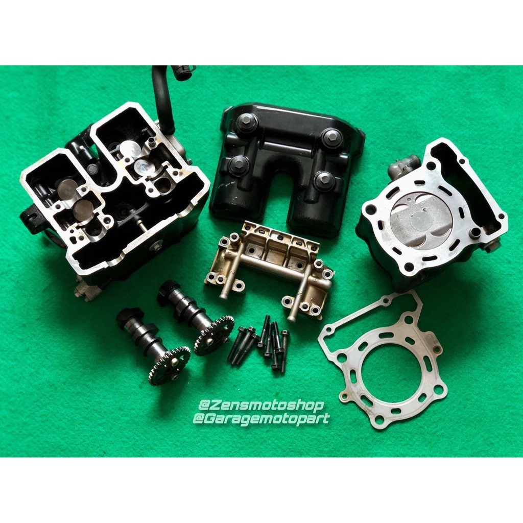 Blok Cylinder Head Kop Boring Blok Piston Fullset Kawasaki Ninja RR Mono | Z250 SL Ori Copotan