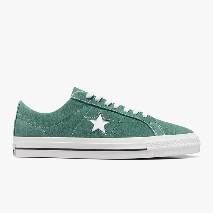 Sepatu Sneakers Pria Converse One Star pro Green White Black Original A07618C