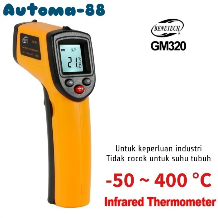 Benetech GM320 ORIGINAL Industrial Infrared Thermometer thermogun