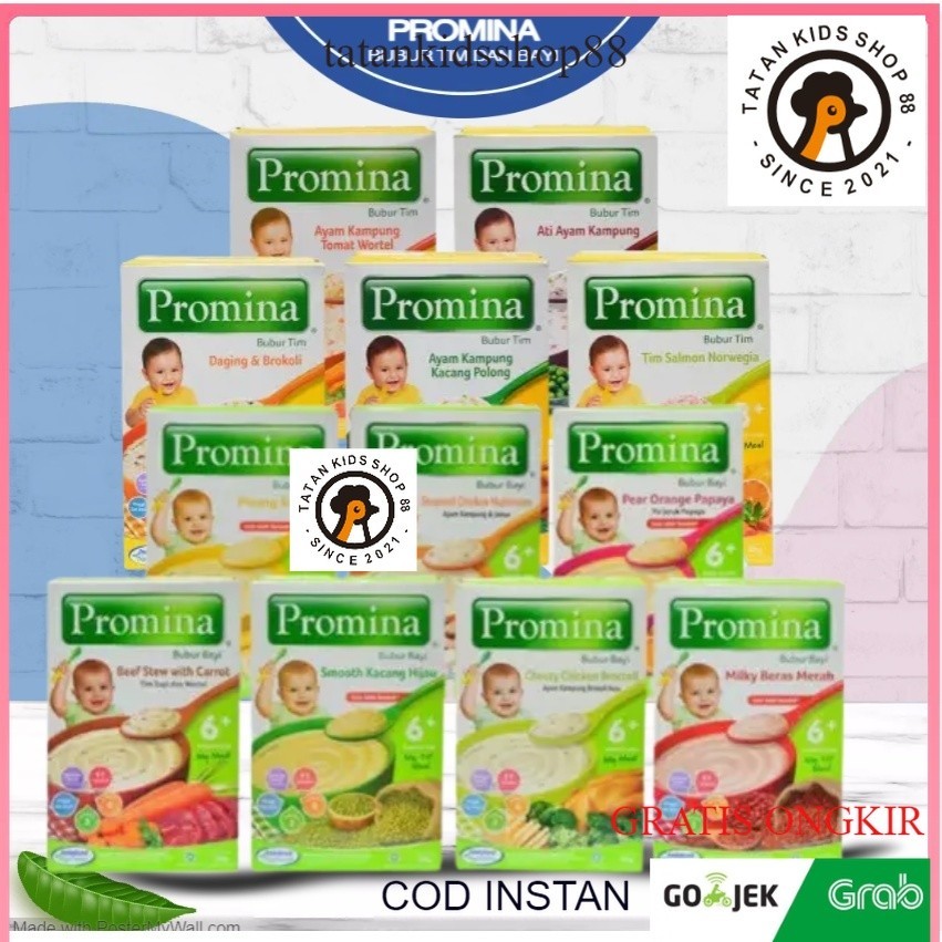 Promina Bubur Tim Sereal Bayi Sachet  Usia 6  8 9 Bulan Makanan Mpasi
