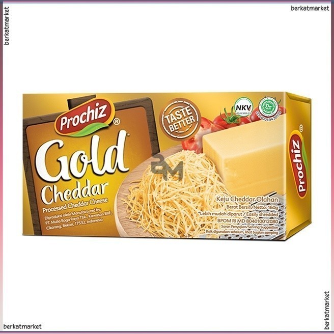 

Prochiz Gold Keju Cheddar Cheese 160gr