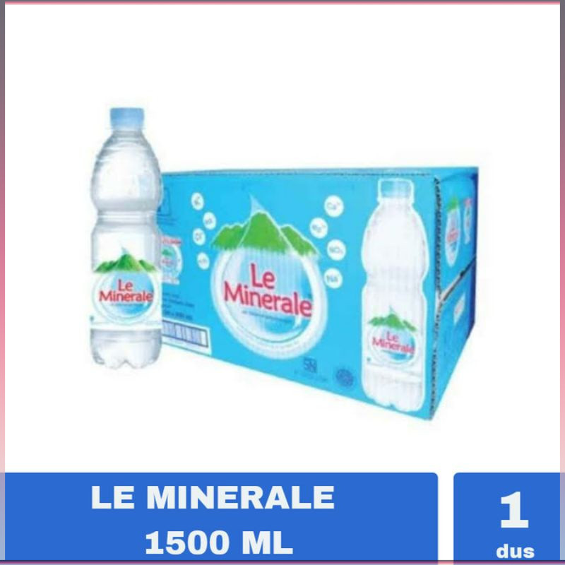 

Le Minerale Air Mineral Kemasan 1500ml 12 Botol Besar 1 1.5 3 5 15 19 Liter 300ml 330ml 500ml 600ml 660ml Dus Karton Kecil