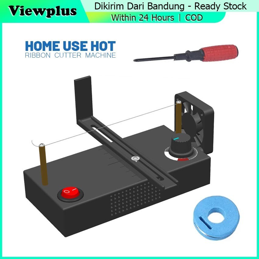 

Alat Mesin Pemotong Potong Label Pita Satin Webbing Cutting Hot Cutter Label Nyalon Pita Satin Webbing Suhu Bisa Diatur / Hot Cut Label