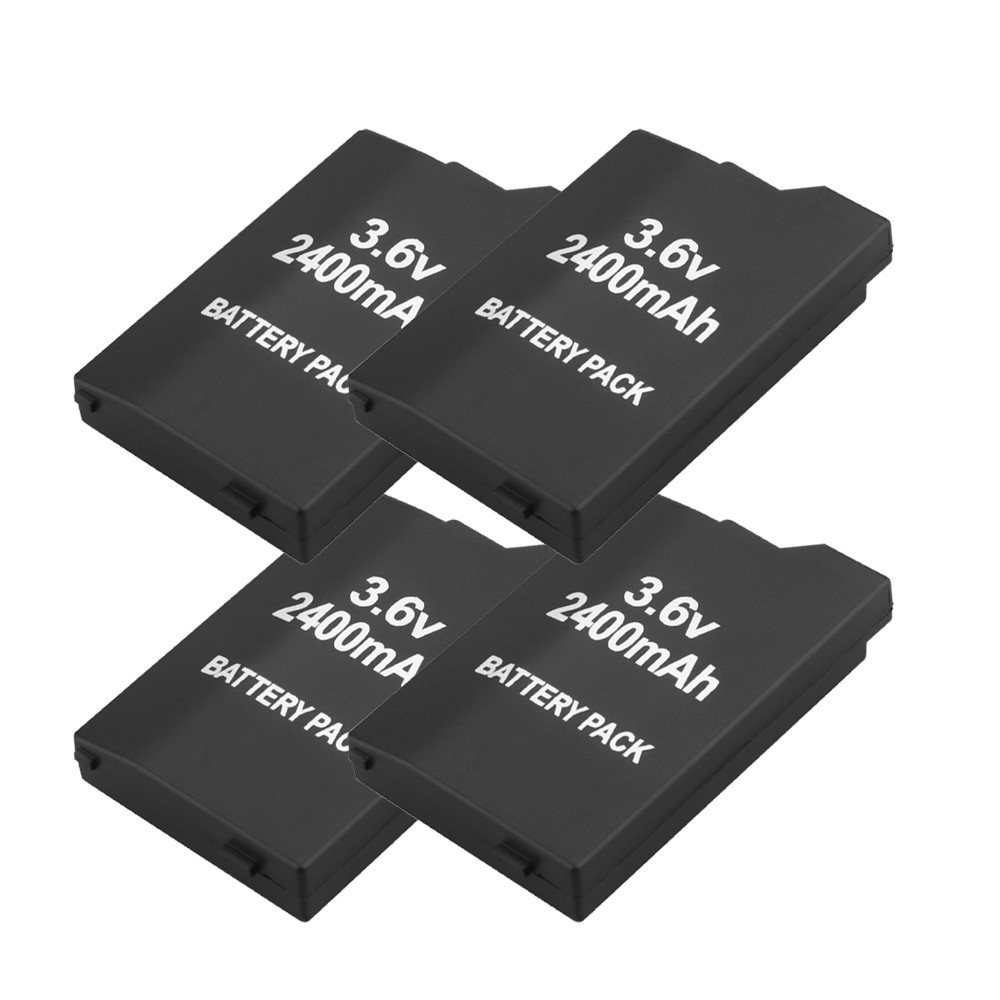 4Pcs Gamepad Battery 3.6V 3600mAh for Sony PSP 2000 PSP 3000 PSP2000 PSP3000 PlayStation Portable Re
