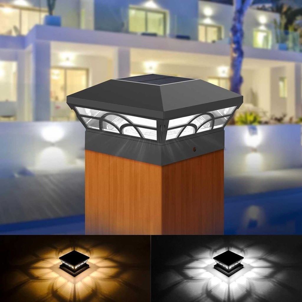 ILIKEPOW Lampu Taman Hias Deck Light 2in1 Color Solar Power - ILK-30 | Lamp Kebun Outdoor Anti Air D