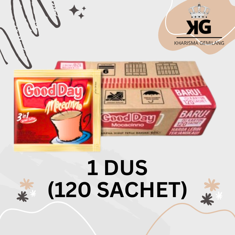 

KG - GOOD DAY MOCACINNO (1 DUS ISI 120 PCS) Kopi Mokacino Murah