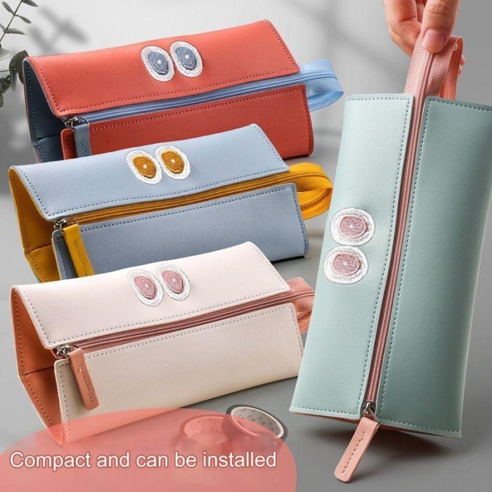 

[LOGU] Kotak pensil gigi monster, Tempat ATK Stationery pencil case lucu