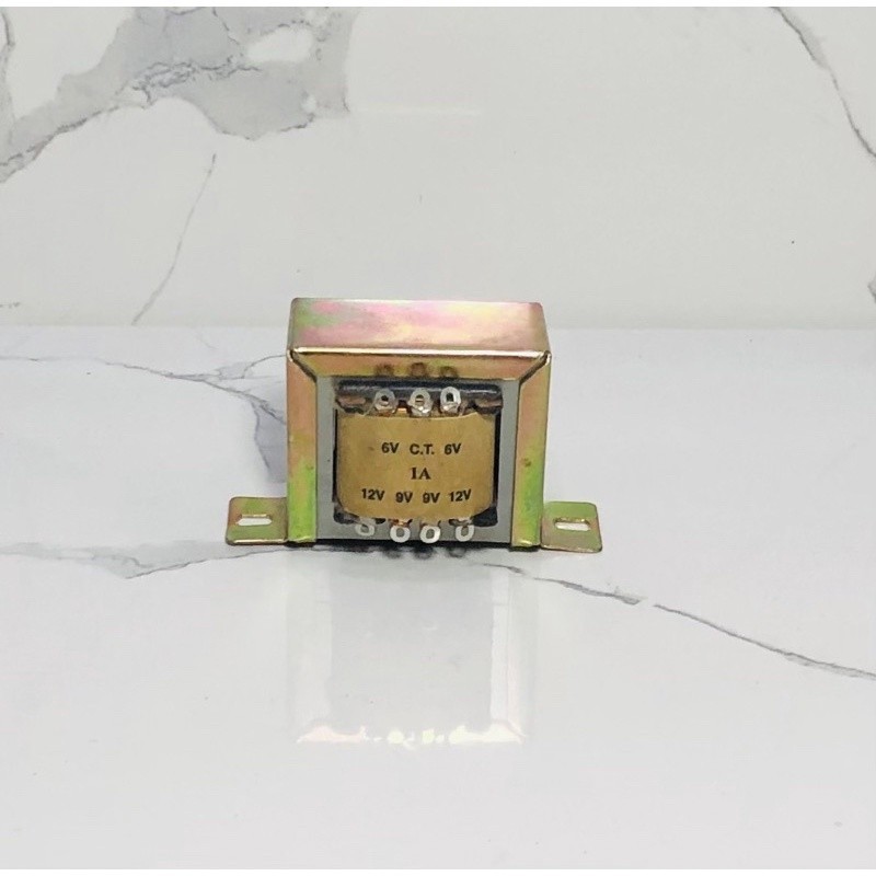 Trafo 1A Sanlin CT 6V - CT - 6V - 12V - 9V - 9V - 12V