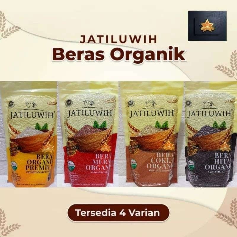 

Jatiluwih Beras Coklat Organik 1kg - Beras Coklat Organik Jatiluwih 1kg