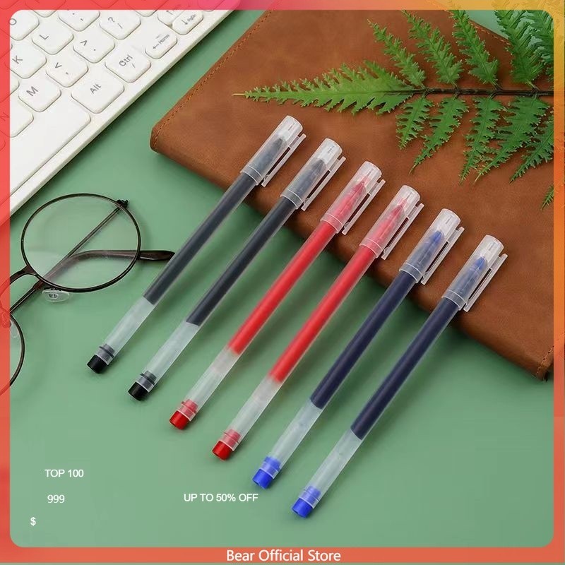 

Pena gel kapasitas besar/bolpoin 0,5 mm pena tinta gel cair pena gel transparan