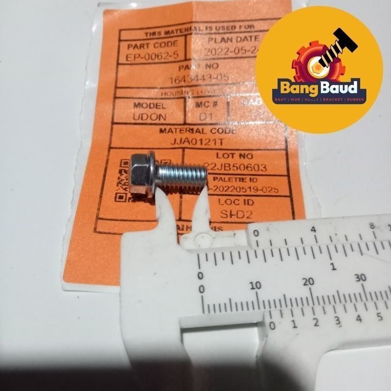 baut Blok kunci 8 M6 x 12 original universal baut 10