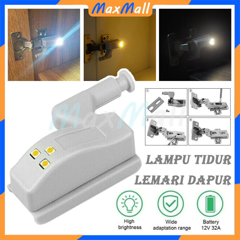 Lampu Lemari LED Lampu Engsel Lemari Lemari LED Lemari Universal Lampu Dapur Rumah Lampu Lemari Indu