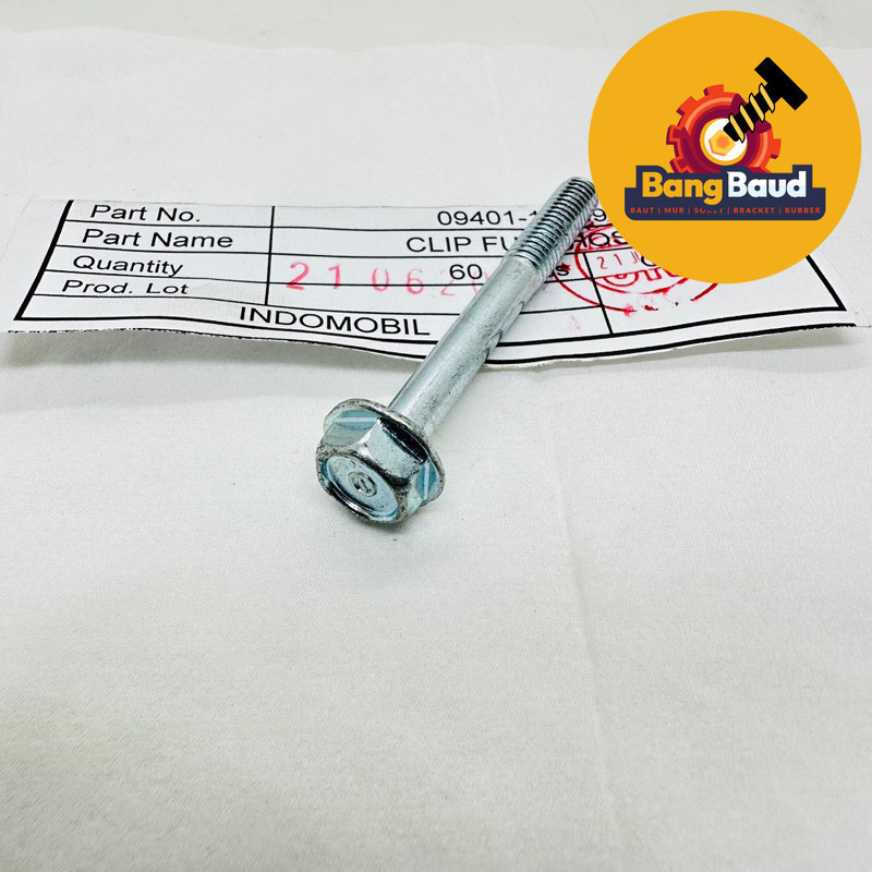 BAUT 10 PANJANG 5CM FLANGE ORIGINAL HONDA M6X50