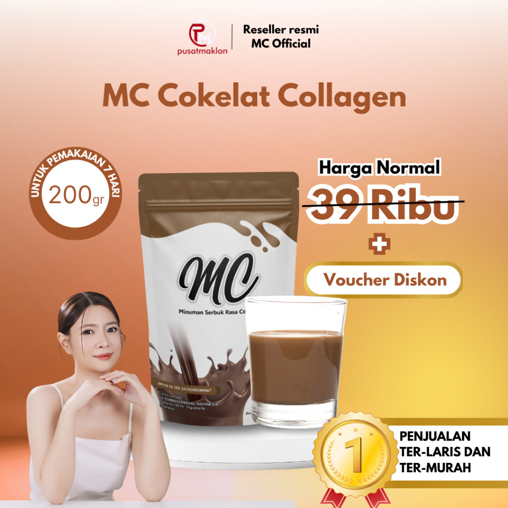 

MC Collagen Drink 200 gram Rasa Coklat