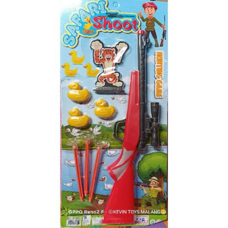 (BISA COD) MAINAN ANAK TEMBAKAN SAFARI SHOOT OCT 8134 / safari shoot mainan tembak laras panjang pel