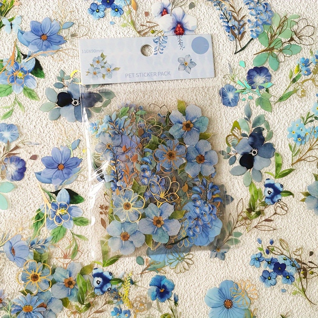 

40sheets/pack Vintage Gilding Green Leaf Flower Notebook Decorative Stickers Decorative Stickers For Scrapbooking Label Diary