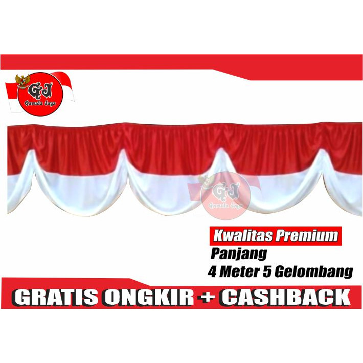bendera backgroun polos /bendera merah putih /umbul umbul gelombang