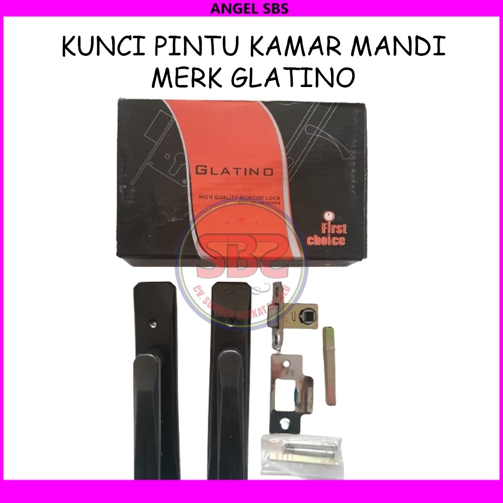 GLATINO Kunci Pintu Kamar Mandi Glatino / Kunci Kamar Mandi / Kunci Toilet