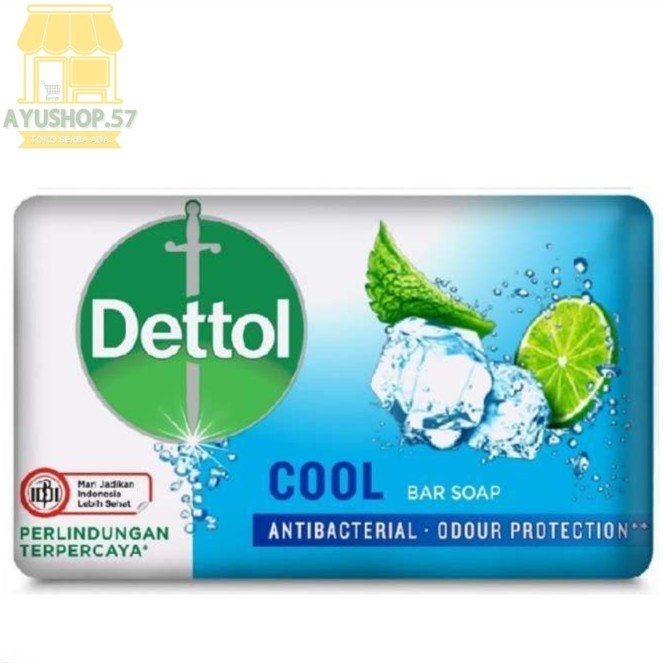 

Dettol Cool Sabun Mandi Batang [60gr] - AYUSHOP57