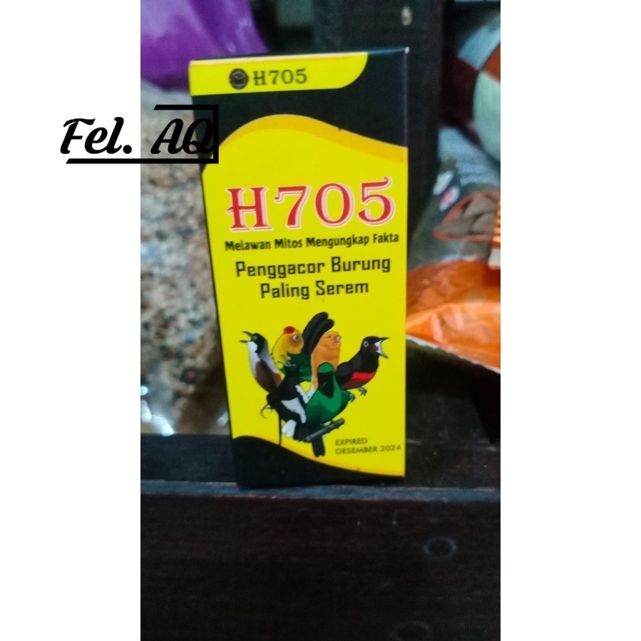 VITAMIN PENGGACOR SEMUA BURUNG H 705 NET OFFICIAL MURAH BERKUALITAS