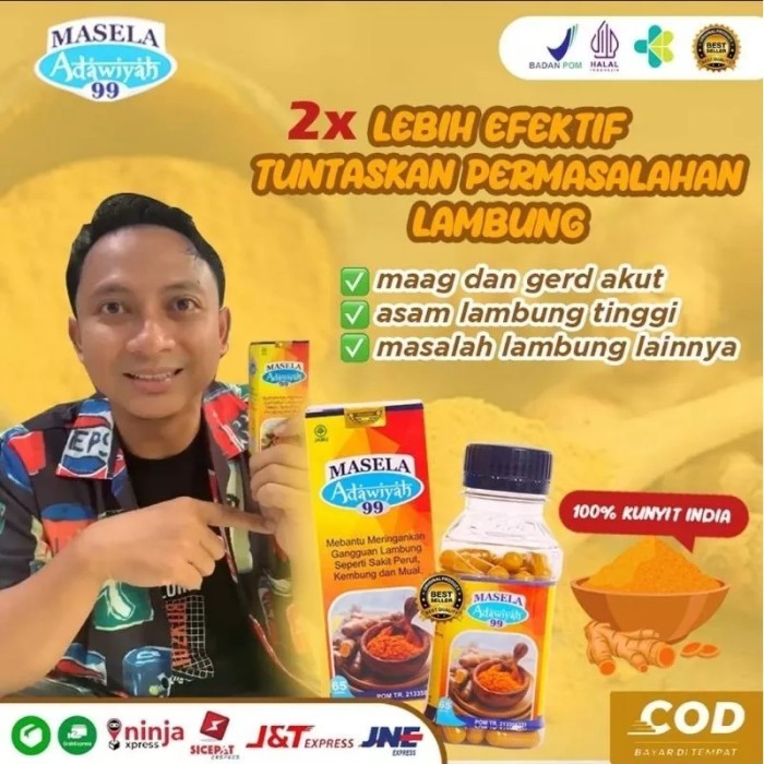 

PROMO MASELA ADAWIYAH 99 ATASI MAAG DAN ASAM LAMBUNG ORIGINAL ASLI