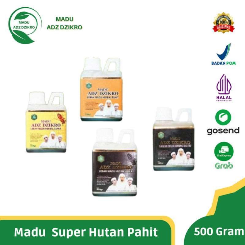 

f Madu Asli Majelis Az Zikra Hutan Herbal Adz Dzikro 500 gr
