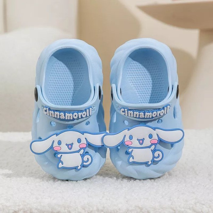 SELOP SANDAL ANAK MELODY CINNAMOROLL POMPOMPURIN SANDAL ANAK PEREMPUAN - Cinnamoroll