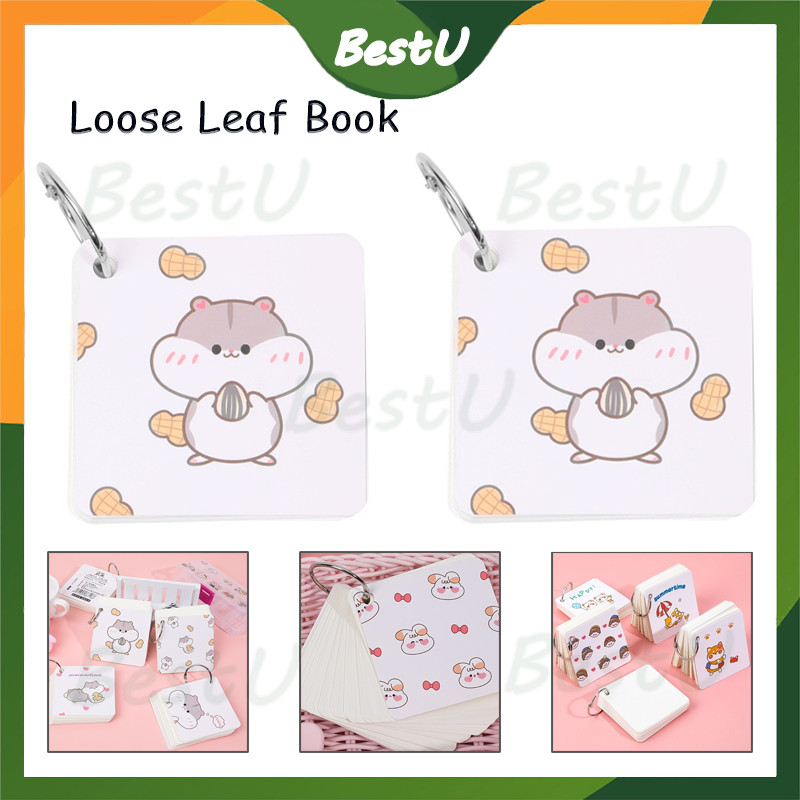 

Loose Leaf Book/Buku/Sticky Note Gantungan Memo/Sticky Note Ring/Buku Mini Ring/Notebook Ring isi 80 lembar/Notebook