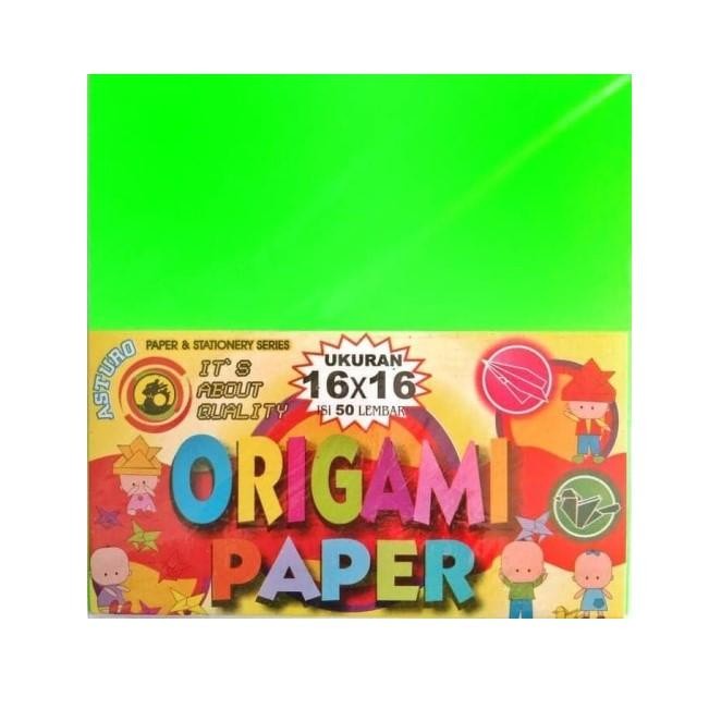

KERTAS LIPAT ORIGAMI PAPER POLOS 16X16 - ASTURO 50 LEMBAR