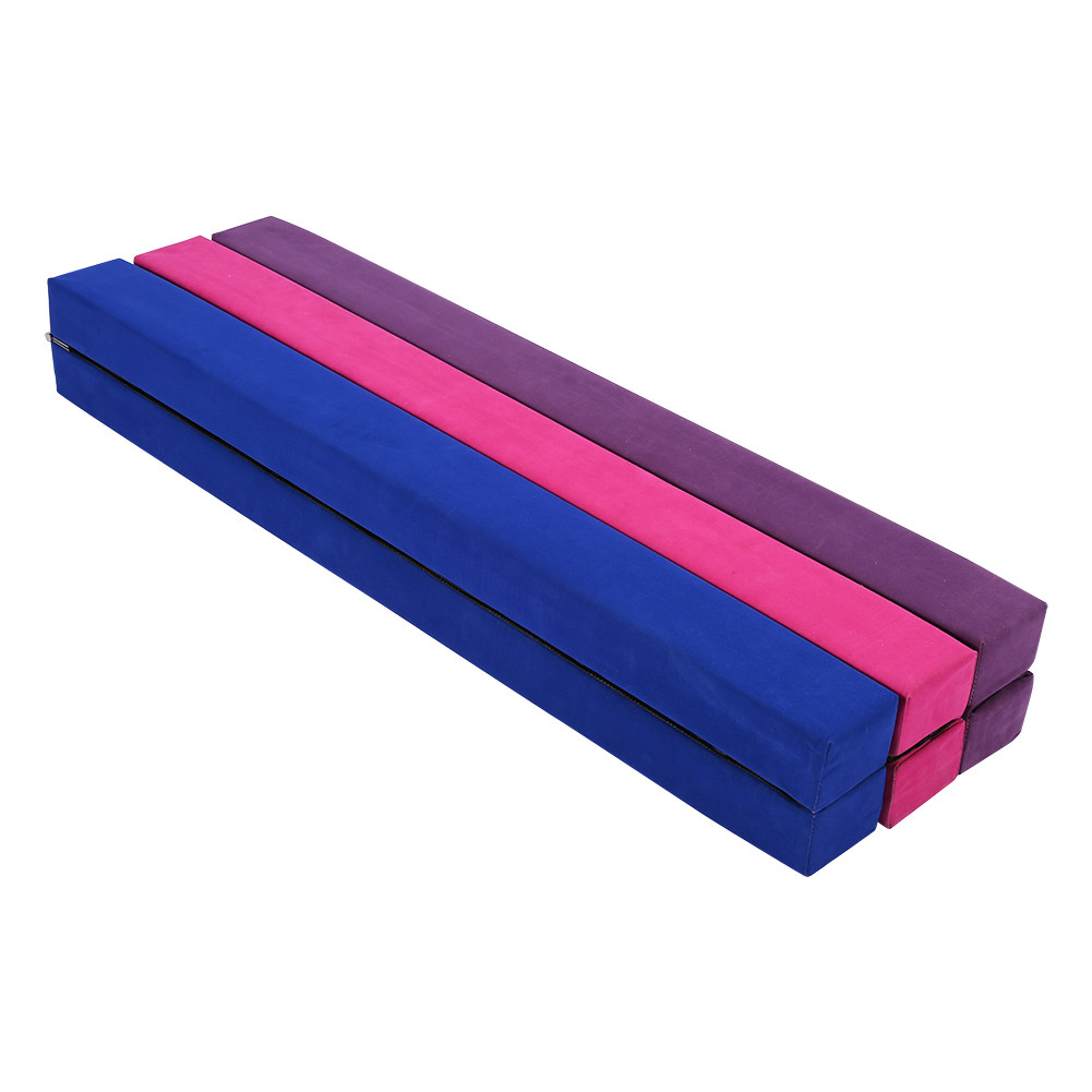 Soft Folding Gymnastics Balance Beam for Beginners Foldable with Stainless Steel Feet
